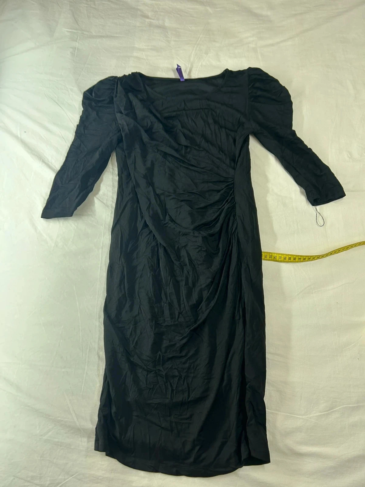 Robe noire seraphine